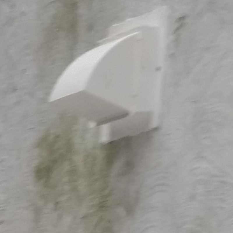 Outside vent cap for kitchen exhaust